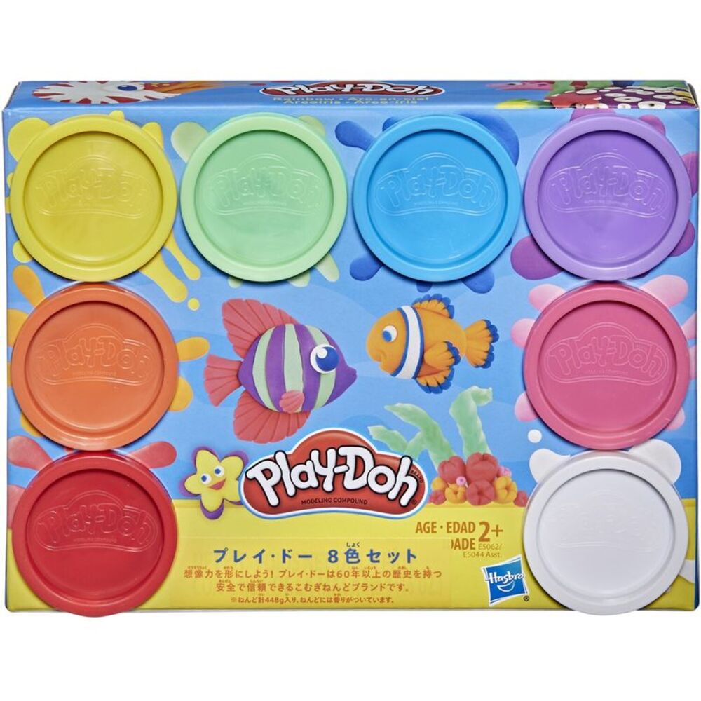Hasbro - Play-Doh 8 Pack Rainbow  COLLECTIBLES